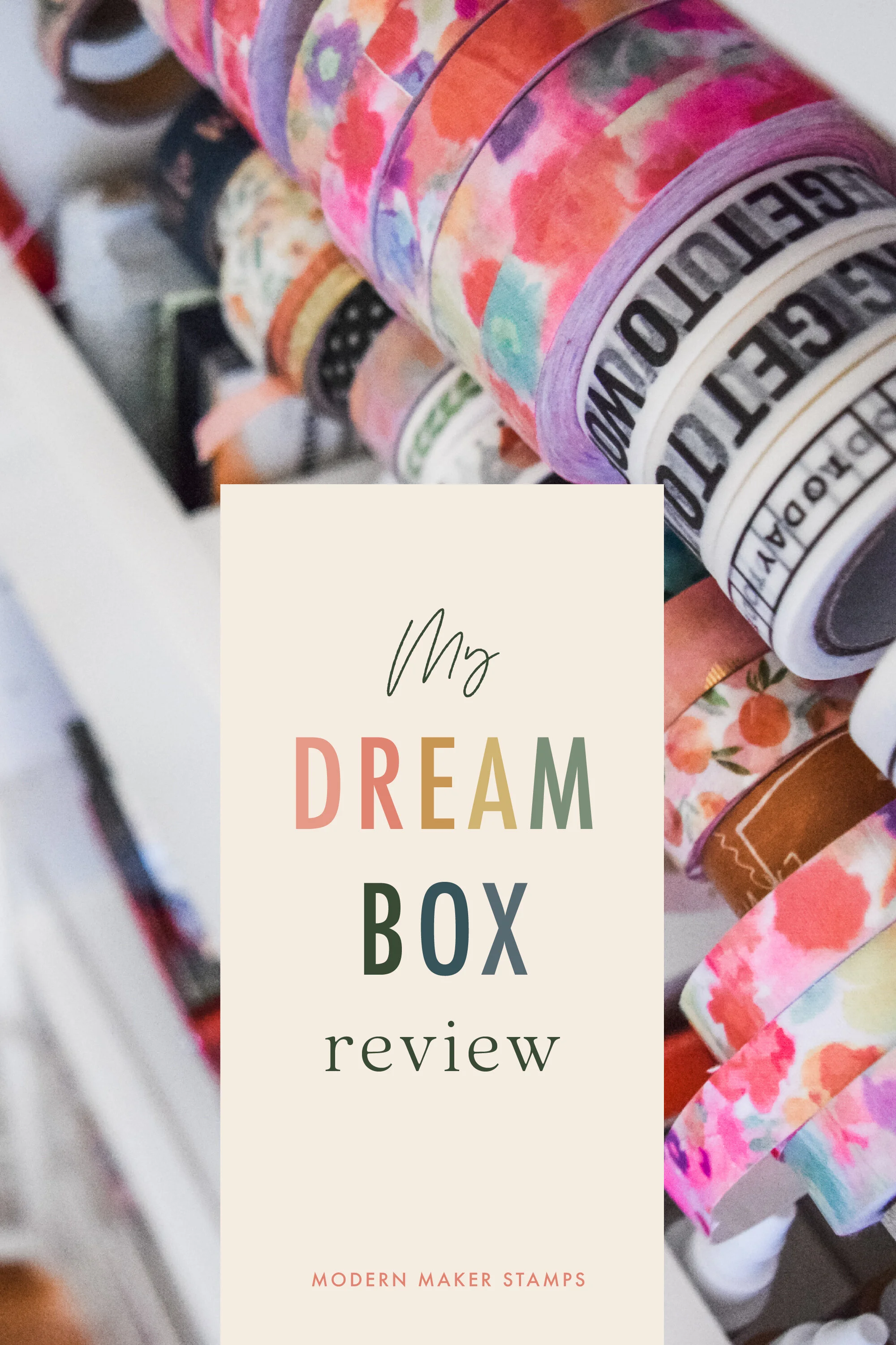 My Dream Box Review — Modern Maker Stamps